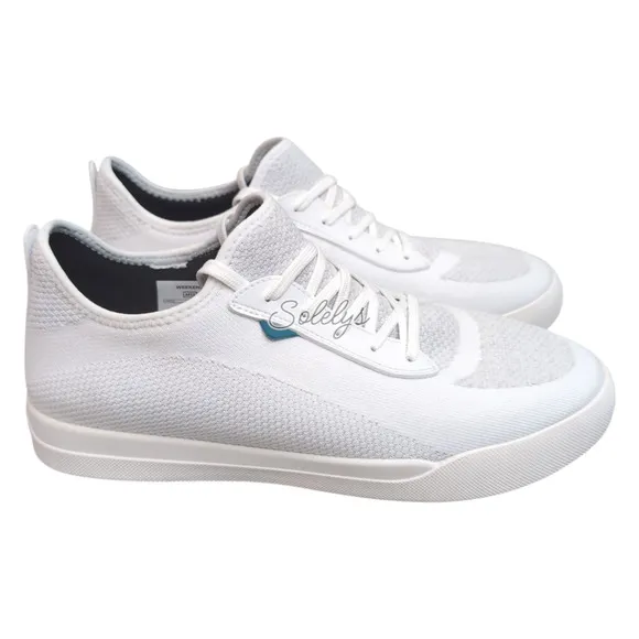 Vessi Weekend Marble White Waterproof Dyma-Tex Knit Casual Sneaker Mens 13