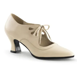 Victorian Steampunk Lace Up High Heel Shoes