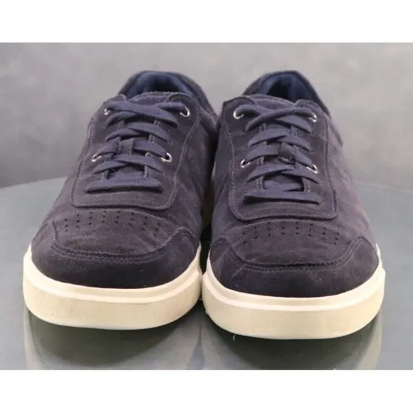 Vince Bornett $220 Men's Sneakers Shoes Size 11.5 Suede Blue