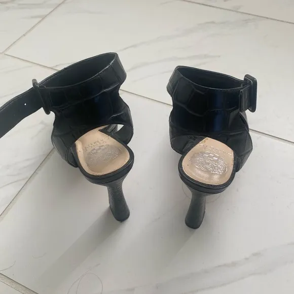 Vince Camuto crocodile leather heels.