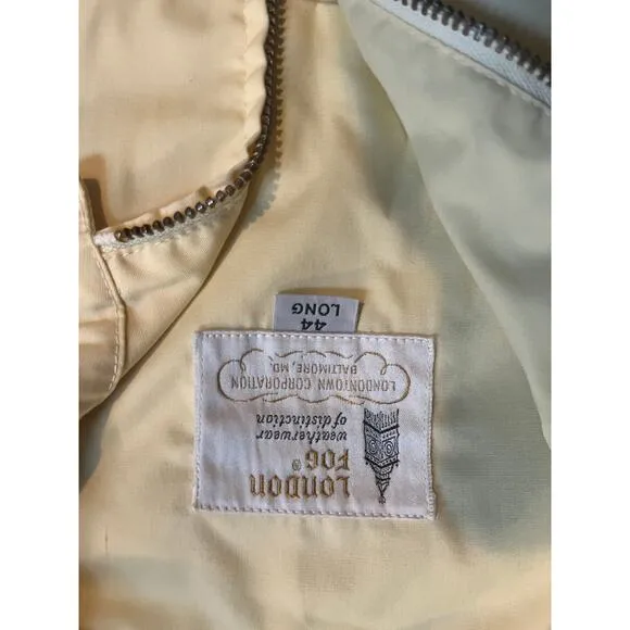Vintage london fog jacket yellow size large
