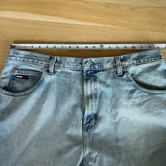 Vintage Tommy Hilfiger Carpenter Jeans 38x31 Measured Hammer Slot Stain