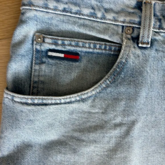 Vintage Tommy Hilfiger Carpenter Jeans 38x31 Measured Hammer Slot Stain