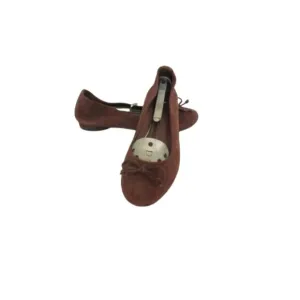 Vionic Callisto Brown Suede Ballet Shoes Size 8.5M