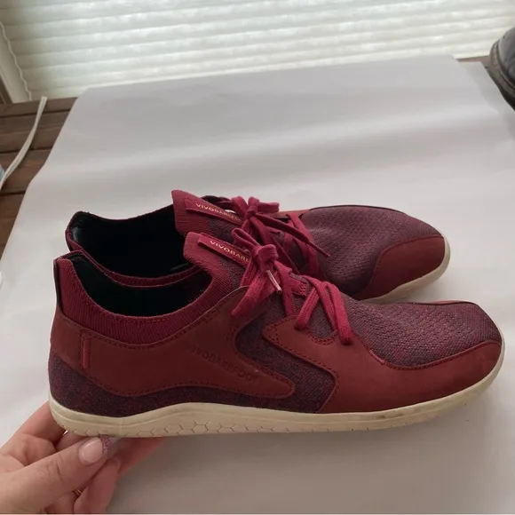 Vivobarefoot Men’s Primus Asana II Barefoot Shoes EU 43 / US 10 Burgundy