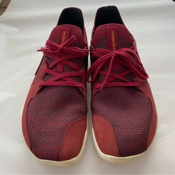 Vivobarefoot Men’s Primus Asana II Barefoot Shoes EU 43 / US 10 Burgundy