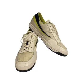 Vtg Fila First Edition fw03409 Men's Size 11 White Navy Leather Sneakers shoes