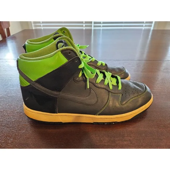 VTG Nike Dunk High Anthracite 317982-031 Basketball Shoes Men's 13 2008 Read Pls