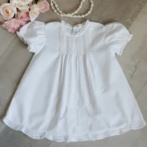 White Dress Heirloom Feltman Brothers Baby Special Occasion Like New!!