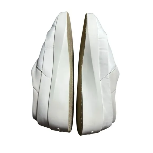 WOLF &amp; SHEPHERD Cruise TRE Leather White Shoes Men Sz EU 42 US 9 Slip On #S20-12