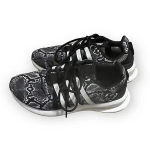Women's Adidas Black &amp; White Snake Print Patterned Running Shoes