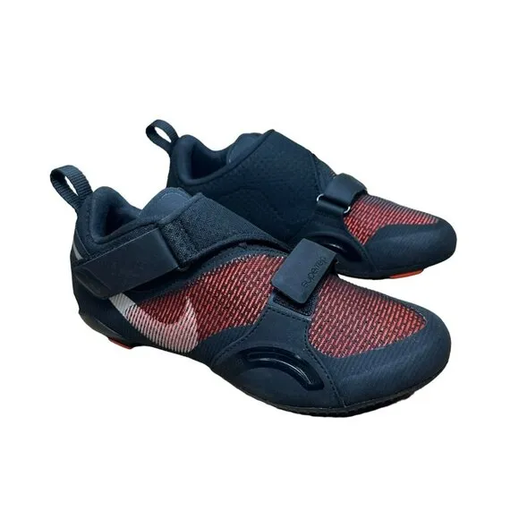 🚲Women’s Cycling Shoes Sz 7.5 Nike SuperRep Cycle Spinning CJ0775-008 Black Red