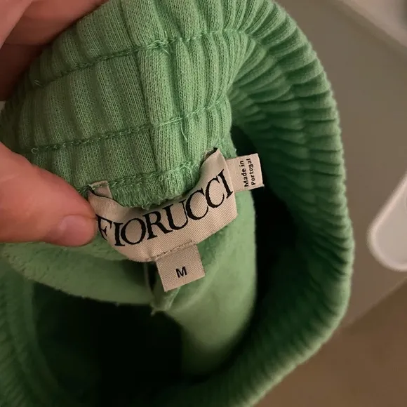 Women's Fiorucci Green Drawstring Lounge Shorts