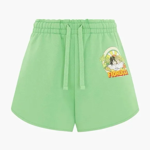Women's Fiorucci Green Drawstring Lounge Shorts