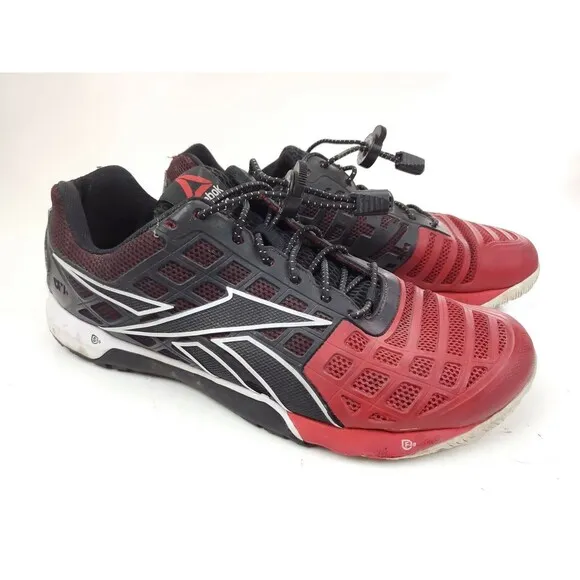 Women's Reebok Crossfit CF74 Red/Black Shoes Size 8
