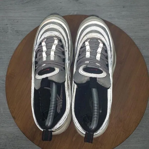 Women's Size 7.5 Nike Air Max 97 OG QS Silver Bullet Metallic Silver 885691-001