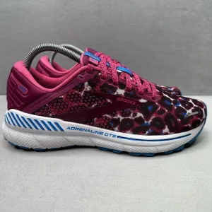 Womens Size 9 (B) Shoes Brooks Adrenaline GTS 22 Shoes Magenta/Raspberry Running