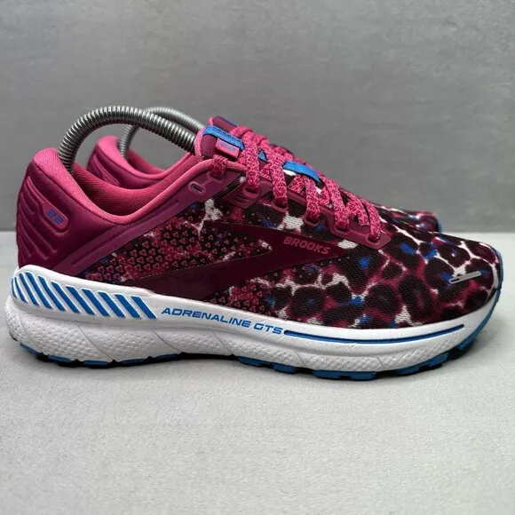 Womens Size 9 (B) Shoes Brooks Adrenaline GTS 22 Shoes Magenta/Raspberry Running
