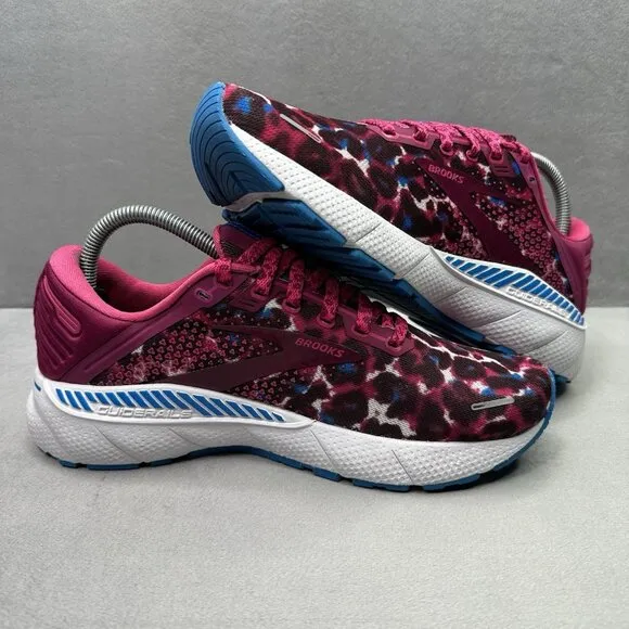 Womens Size 9 (B) Shoes Brooks Adrenaline GTS 22 Shoes Magenta/Raspberry Running