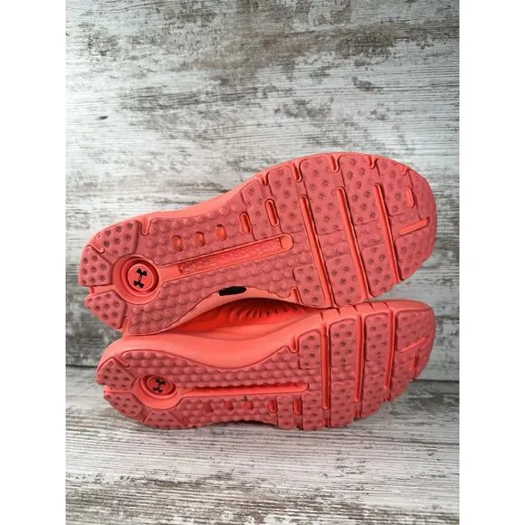 Women's Under Armour HOVR Phantom RN Red Running Shoes Sz 9 Athletic Gym