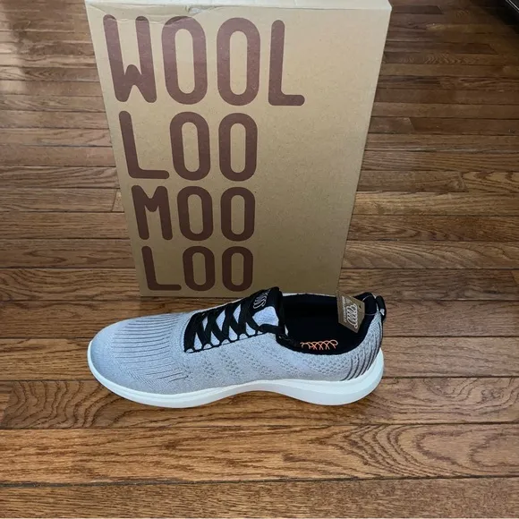 Woolloomooloo Eden Merino Wool Walking Shoes Gray Jet Men’s Size 11 or EU 44