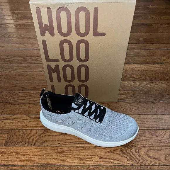 Woolloomooloo Eden Merino Wool Walking Shoes Gray Jet Men’s Size 11 or EU 44