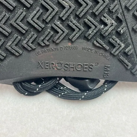 Xero Shoes Mens Genesis Barefoot Sandal Lightweight Packable Black Size 13