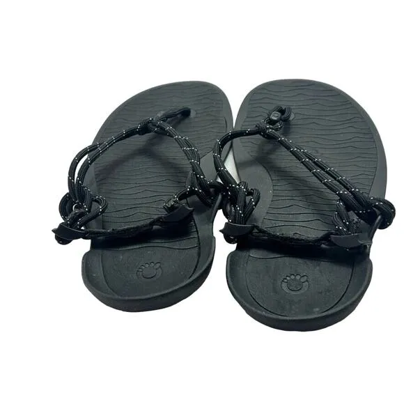 Xero Shoes Mens Genesis Barefoot Sandal Lightweight Packable Black Size 13