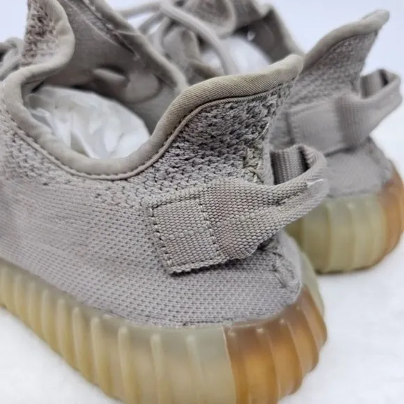 Yeezy x Adidas Grey Fabric Boost 350 V2- Sesame Sneakers Size 7