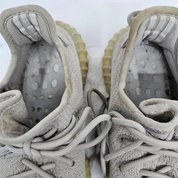 Yeezy x Adidas Grey Fabric Boost 350 V2- Sesame Sneakers Size 7