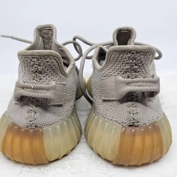 Yeezy x Adidas Grey Fabric Boost 350 V2- Sesame Sneakers Size 7