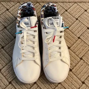 Youth Big Kids Children Adidas Pokemon Cartoon White Lace Up Sneakers Shoes