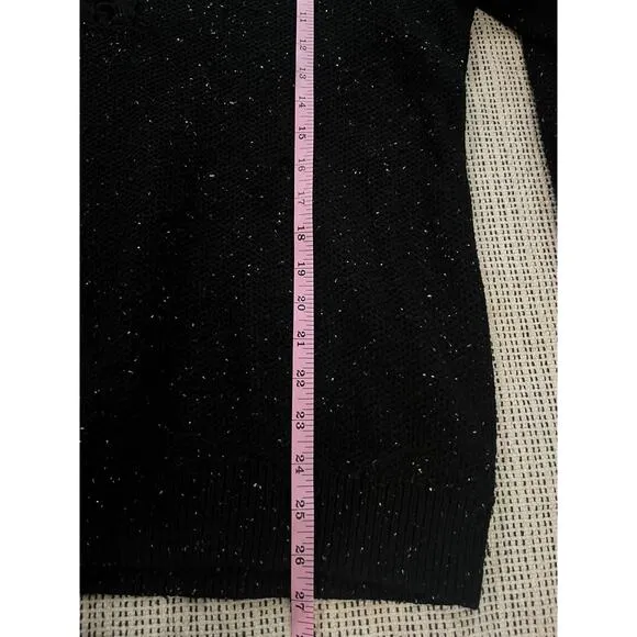 Zara Man black Knitted sweater size large