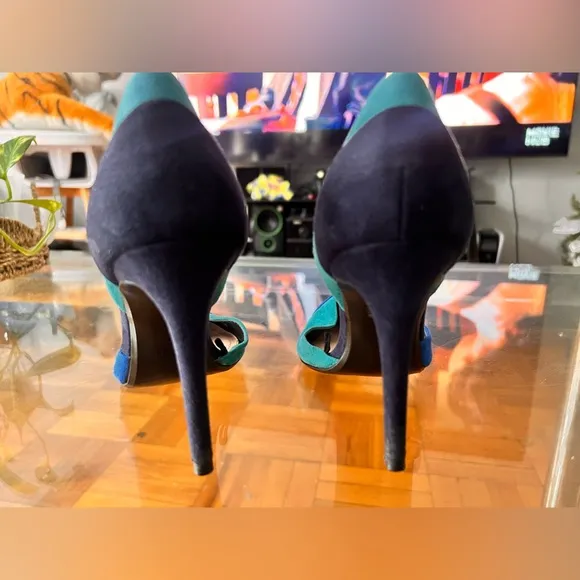 Zara shoes size 38, blue , green , black colour